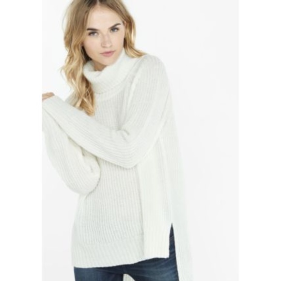 Express Sweaters - Express High Low Turtleneck Sweater